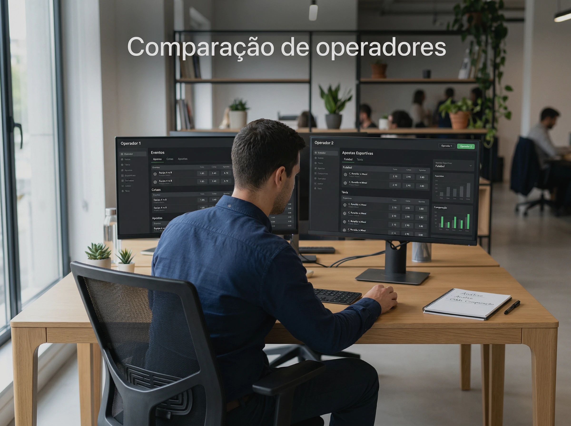 Comparação de critérios entre operadores de apostas desportivas licenciados em Portugal